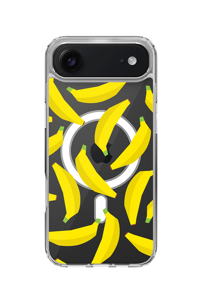 Stylizedd جراب MagSafe كلاسيكي شفاف لهاتف iPhone Air، غطاء شفاف ناعم هجين - م...