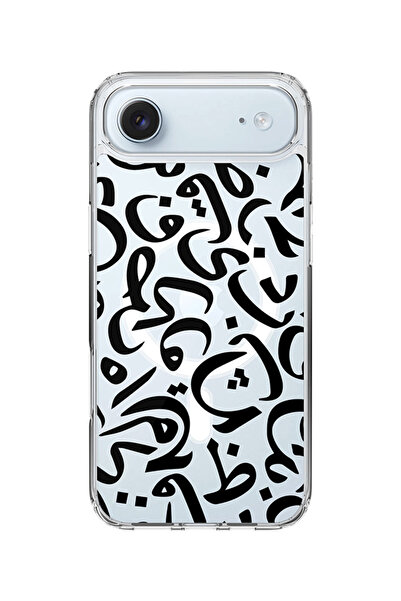 Stylizedd جراب ماج سيف كلاسيكي شفاف لهاتف آيفون آير، غطاء شفاف ناعم هجين - لؤ...