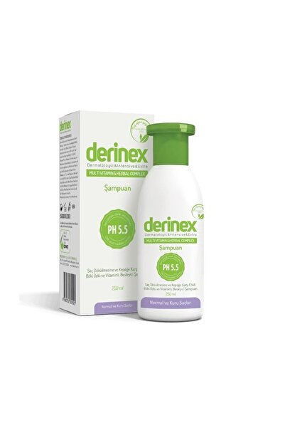 derinex Saç Bakım Şampuanı Normal ve Kuru Saçlar 250 ml