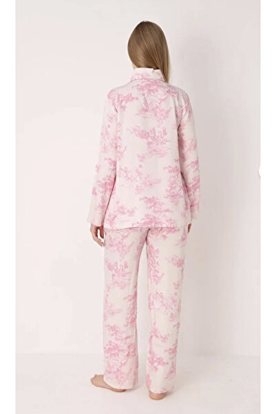 NBB Women's 100% Viscose Shirt Collar Pajama Set