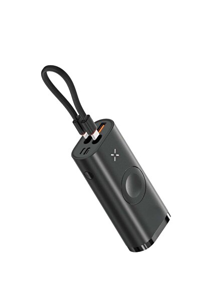 Generic بنك طاقة صغير الحجم للغاية بسعة 10000 مللي أمبير في الساعة ∣ 30 واط USB-C PD 3.0 وشحن لاسلكي مغناطيسي لساعة iWatch