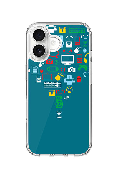 Stylizedd جراب MagSafe كلاسيكي شفاف لهاتف iPhone 17، غطاء شفاف هجين - Converg...