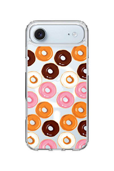 Stylizedd جراب MagSafe كلاسيكي شفاف لهاتف iPhone Air، غطاء شفاف ناعم هجين - D...