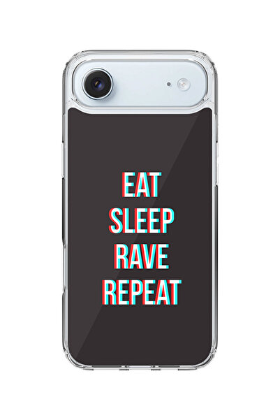 Stylizedd جراب MagSafe كلاسيكي شفاف لهاتف iPhone Air، غطاء شفاف ناعم هجين - Rave Routine