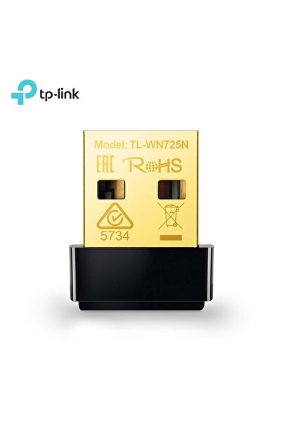 TP-LINK TL-WN725N N150 USB Wireless WiFi Network Nano Size Adapter for PC/Laptop, WiFi Dongle, Compa