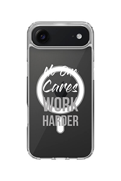 Stylizedd جراب MagSafe كلاسيكي شفاف لهاتف iPhone Air، غطاء شفاف ناعم هجين - W...