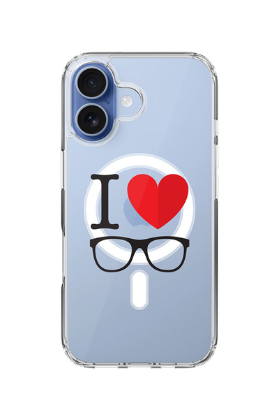 Stylizedd جراب MagSafe كلاسيكي شفاف لهاتف iPhone 17، غطاء شفاف ناعم هجين - أح...