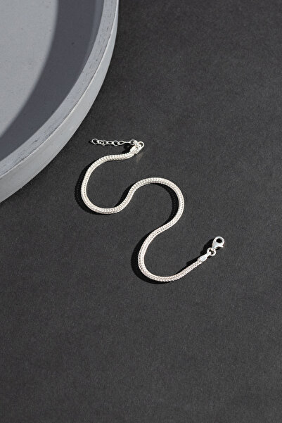 esdika 1.6MM TİLKİ KUYRUĞU GÜMÜŞ BİLEKLİK • 925 AYAR GÜMÜŞ • PREMİUM STERLİNG SİLVER