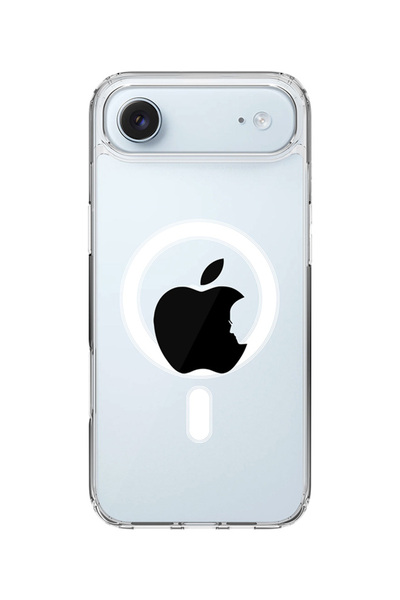 Stylizedd جراب MagSafe كلاسيكي شفاف لهاتف iPhone Air، غطاء شفاف ناعم هجين - S...