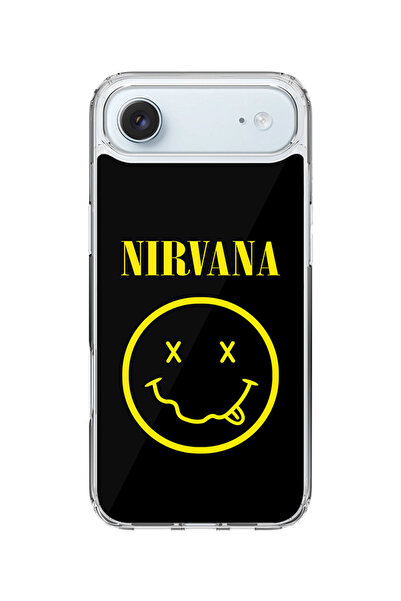 Stylizedd جراب MagSafe كلاسيكي شفاف لهاتف iPhone Air، جراب هجين ناعم مرن شفاف - Nirvana