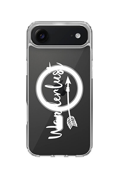 Stylizedd جراب MagSafe كلاسيكي شفاف لهاتف iPhone Air، غطاء شفاف ناعم هجين - W...