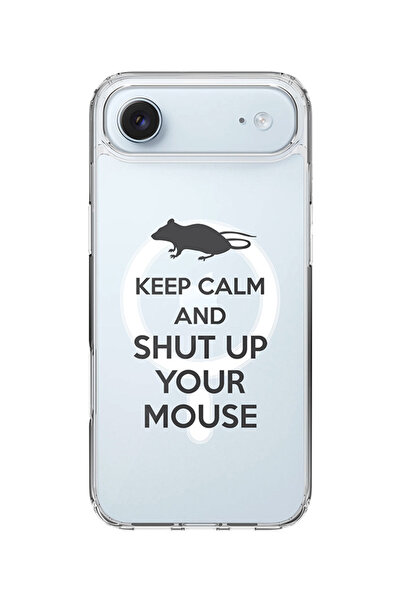 Stylizedd جراب MagSafe كلاسيكي شفاف لهاتف iPhone Air، غطاء شفاف ناعم هجين - أ...