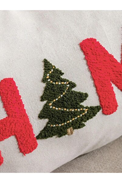 LC Waikiki Christmas Themed Throw Pillow Cover 35X50 cm (W5)