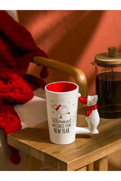 LC Waikiki Yılbaşı Temalı Seramik Kupa 480 Ml (W5)