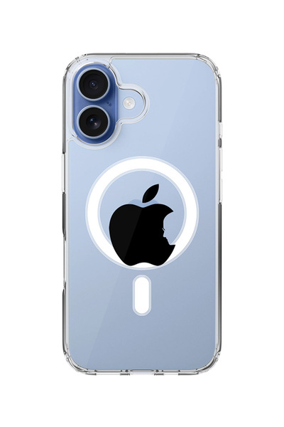 Stylizedd جراب MagSafe كلاسيكي شفاف لهاتف iPhone 17، غطاء شفاف ناعم هجين - St...