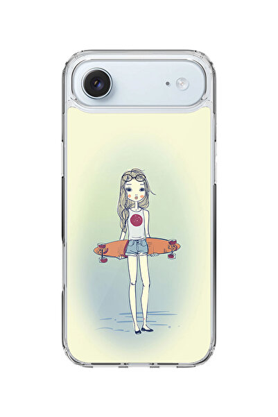 Stylizedd جراب MagSafe كلاسيكي شفاف لهاتف iPhone Air، غطاء شفاف ناعم هجين - ف...