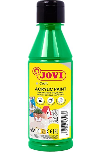 Jovi DECOR ACRYLIC BOTTLE OF 250ML LIGHT GREEN