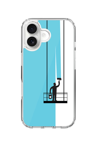 Stylizedd جراب MagSafe كلاسيكي شفاف لهاتف iPhone 17، غطاء شفاف هجين - حامل طل...