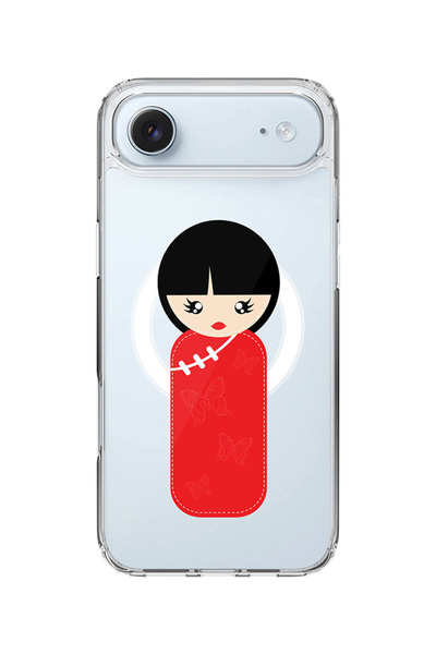 Stylizedd جراب MagSafe كلاسيكي شفاف لهاتف iPhone Air، غطاء شفاف ناعم هجين - د...