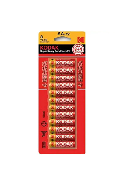 Kodak Super Heavy Duty Zinc AA Battery- 12pcs