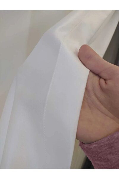 PAŞAMANLAR BEYAZ SATEN GÜNEŞLİK (TÜL PERDE VE FON )ALTINA HER KOMBİNE YAKIŞIR! TÜM ODALARA ŞIKLIK KATAR!