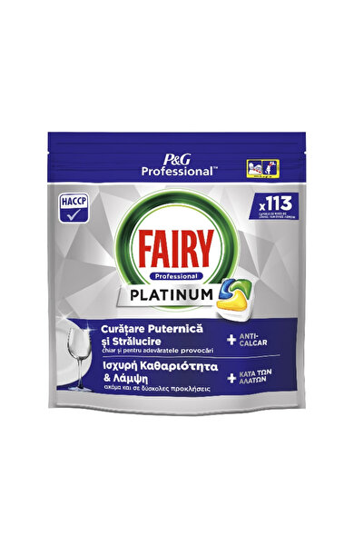 Fairy Detergent Profesional Platină Masina Spalat Vasă 113 Capsule