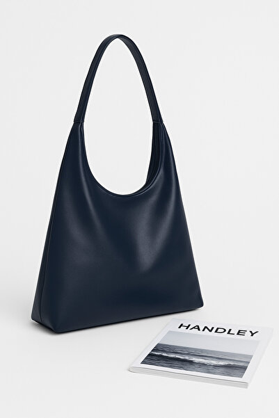 Handley Elegant Shopper Suni Deri Omuz Çantası