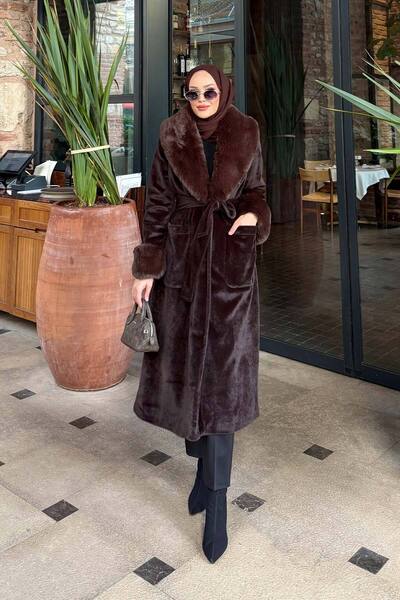 Melike Tatar Γούνινο παλτό Angora 32-2500