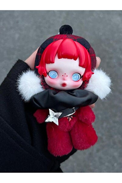 Genel Markalar Popmart kırmızı renk skullpanda Gotik kız kutulu ithal kalite