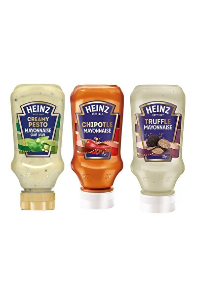 Heinz Gurme Mayonez Ailesi 3'lü Set ( Chipotle - Trüflü - Pesto )