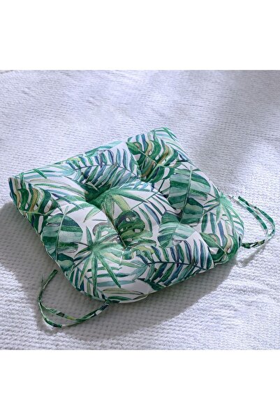 Danube Home وسادة مقعد منحنية خارجية مقاس 48×48×5 سم - بوليستر ليموني استوائي...