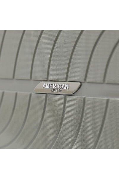 AMERICAN FLYER 20-Inch Cabin Trolley Bag–Lightweight Hard-Sided Luggage | PP Material | 4 Spinner Wheels | TSA Lock