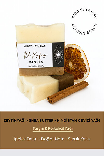 KUBEY NATURALS CANLAN – İlk Nefes – Zeytinyağlı El Yapımı Aromaterapi Sabunu ...