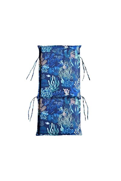 Danube Home Ocean Bloom High Back Outdoor Cushion 115x47x4cm/120x52x4cm - Dur...