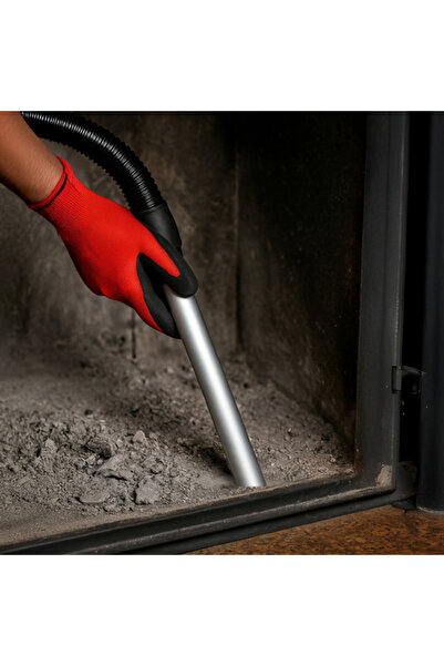 zola Ηλεκτρική σκούπα στάχτης 2 σε 1 με γάντια και σακούλα ξύλου, 20 λίτρα, 1600 W, 3 ακροφύσια, φίλτρο HEPA