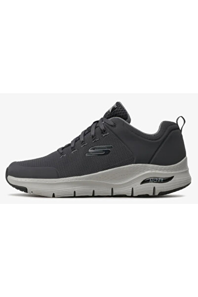 SKECHERS Men's Arch Fit Titan Sneakers - Grey, Size 46 EU (US 12, UK 11) - Comfort & Style