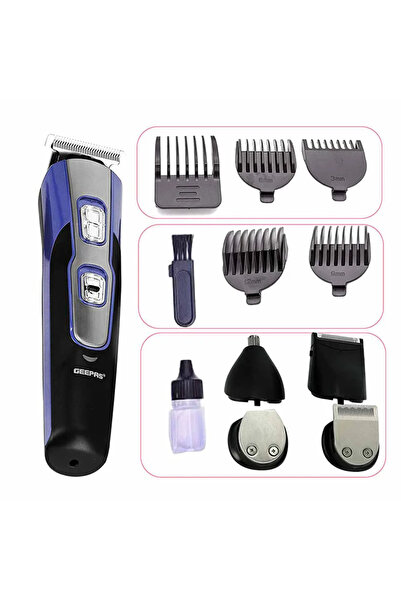 Geepas 11in1 Rechargeable Shaver GTR8724 Grooming Kit for Men, Box Includes 1...