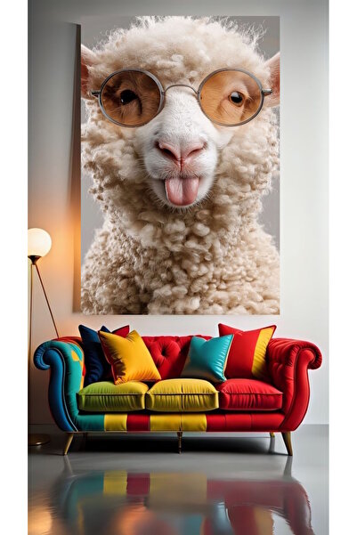 özkacar ŞİRİN KOYUN 1 Tablou pe pânză pentru decorarea casei, perete, salon, ...