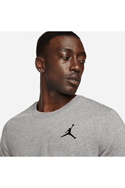 Nike Чоловіча сіра футболка Jordan Jumpman Emb Essential Crew