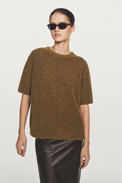 Massimo Dutti Oversize alpaka ve yün triko kazak