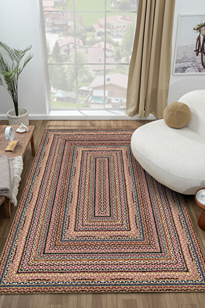 GECE HOME DİJİTAL BASKILI Kaymaz Taban Yıkanabilir Modern Mutfak Halısı Salon...