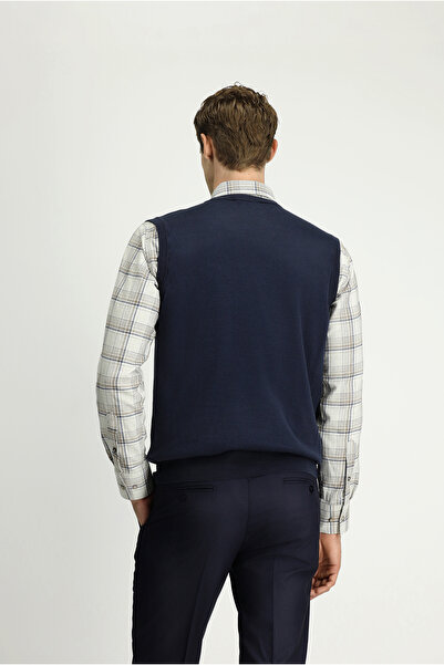 Kiğılı V-подібний комір, бавовняний кашеміровий трикотажний светр