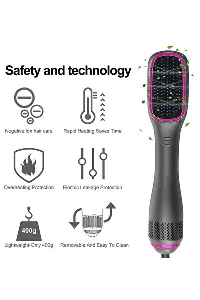 Bonjour 3 in 1 Auto Hair Straightener, With 3 Heat Setting, Temperature Lock, Curling Iron for Hair Supple