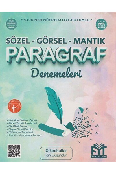 Fit Yayınları Orta Okullar Için Paragraf Denemeleri