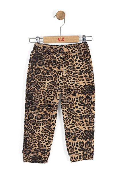 nk kids Baby Girl Leopard Patterned Pants Brown 59607