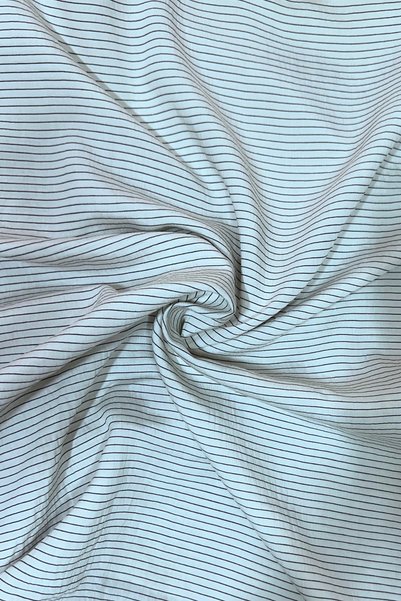 kumaş sarayı Poplin Fabric Striped Pattern Pajama Skirt Flared Fabric Huge Discount