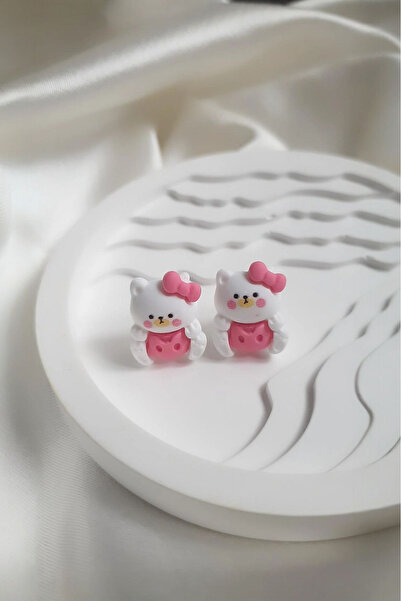 SelinDiamond Steel Children's Earrings with Animal Figures