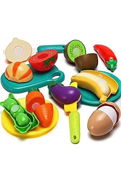Generic Cutting Play Food Toy for Kids Kitchen, Fruit &Vegetables Accessories