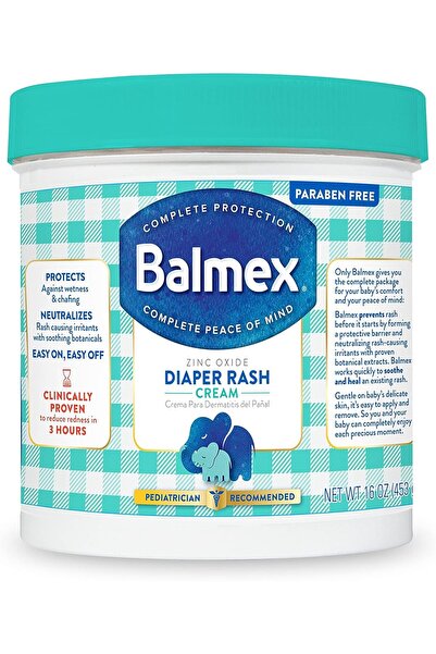 BALMEX كريم حماية من طفح الحفاضات بأكسيد الزنك، 16 أونصة