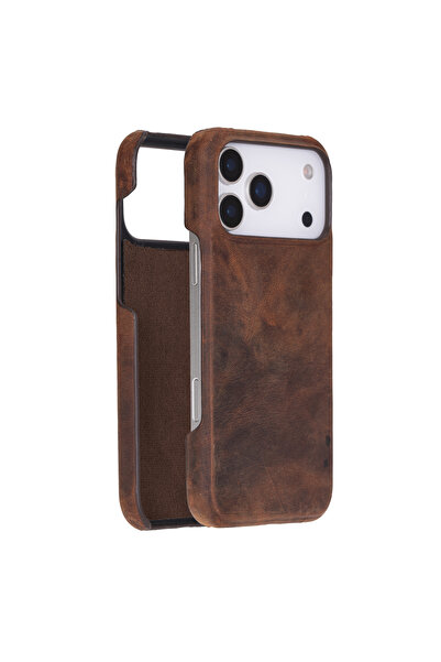 Lev Leather iPhone 17 Pro Max Uyumlu Hakiki Deri Telefon Kılıfı – Magsafe Şar...